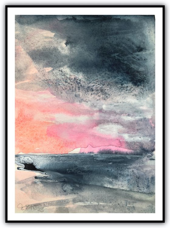 Through The Echoes - Abstract Landscape I Seascape