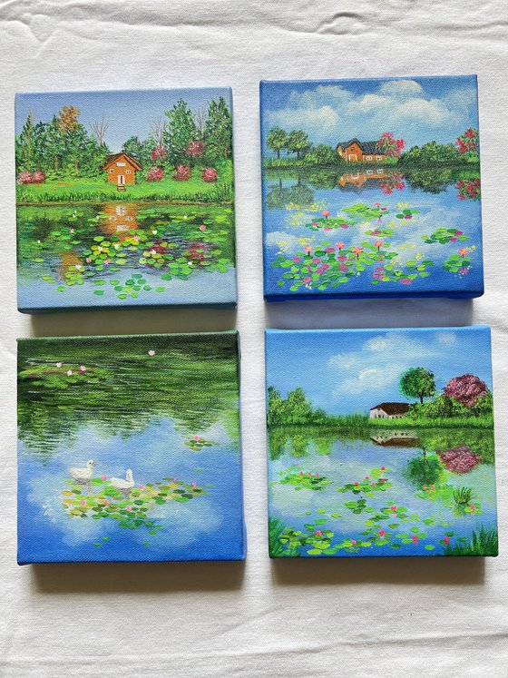 House by the pond