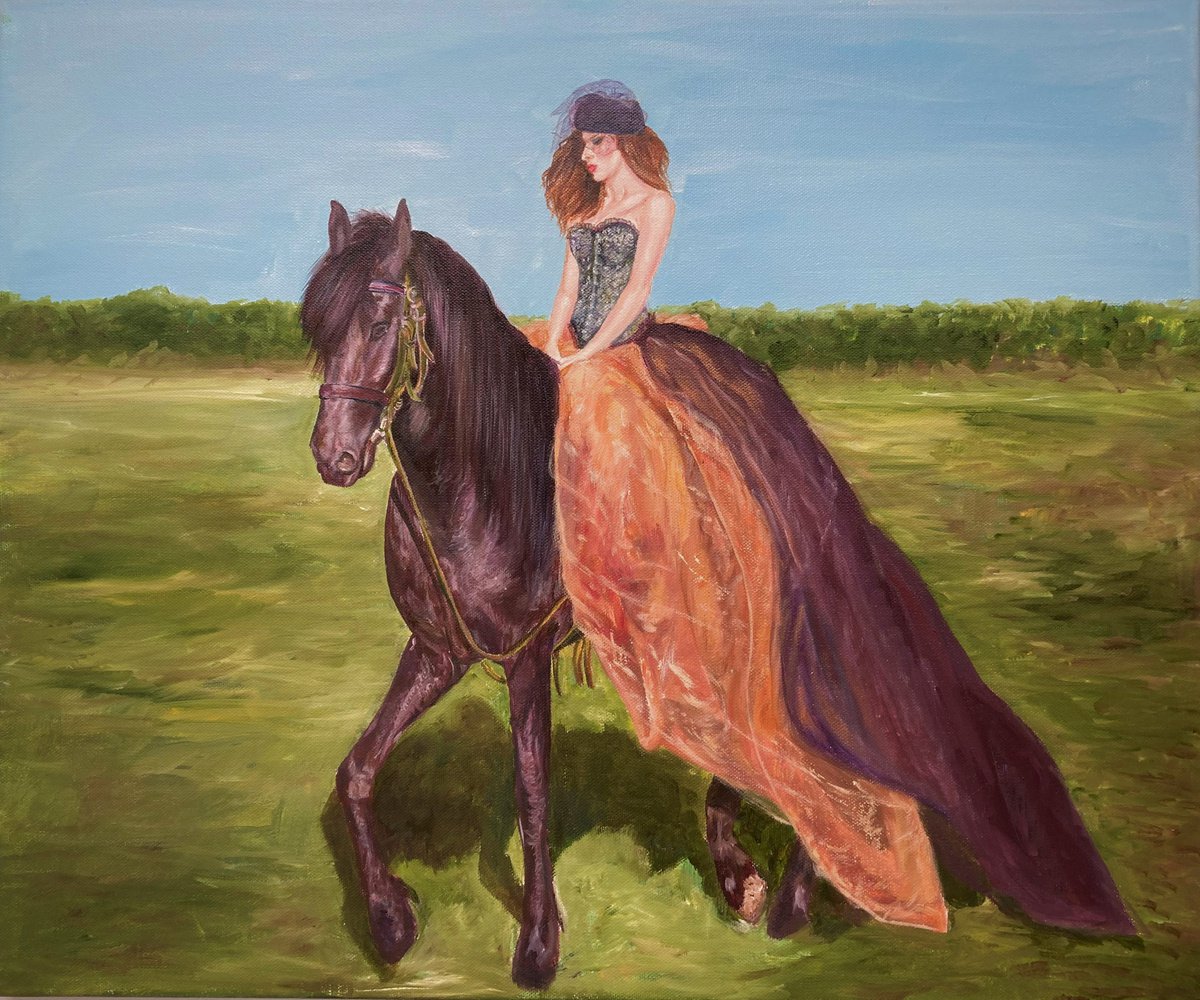 The Horsewoman by Lusie Schellenberg