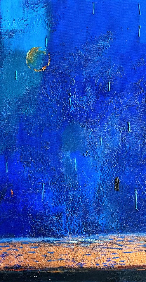 ''Symphony in Blue'' by Anna Silabrama