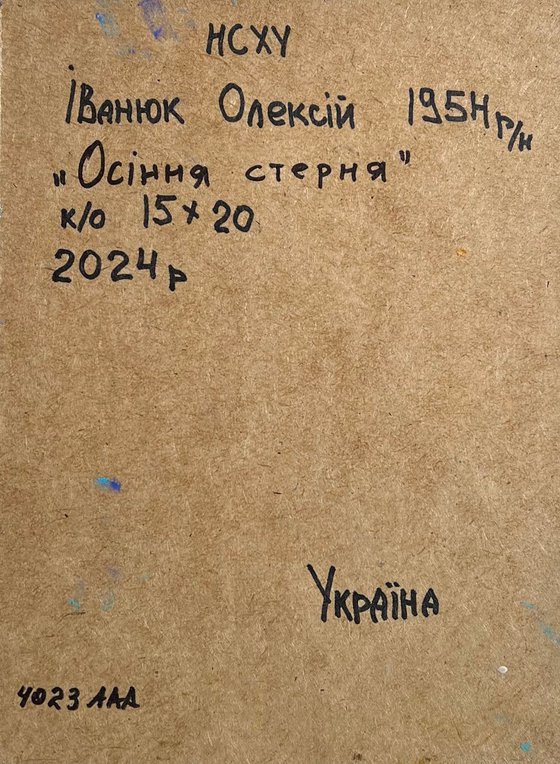 Geese in the autumn steppes