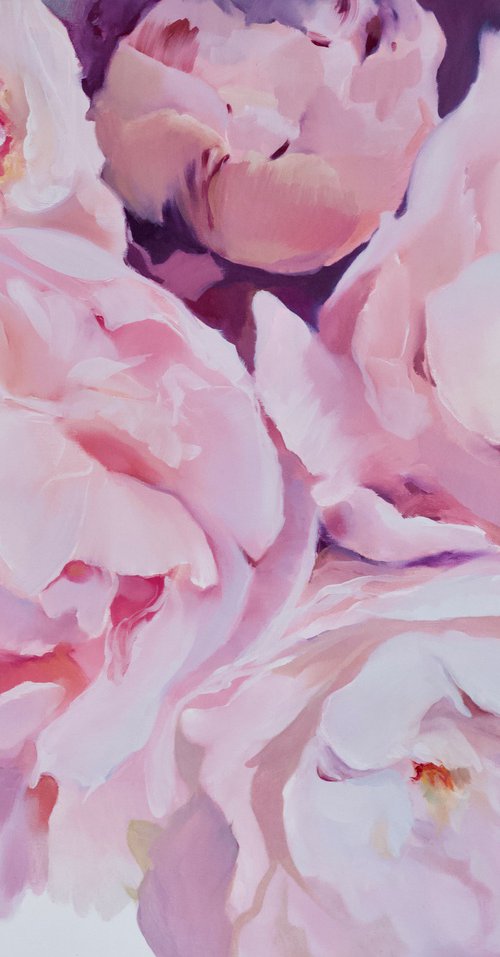 Pink Peonies bouquet by Ilze  Ērgle - Vanaga