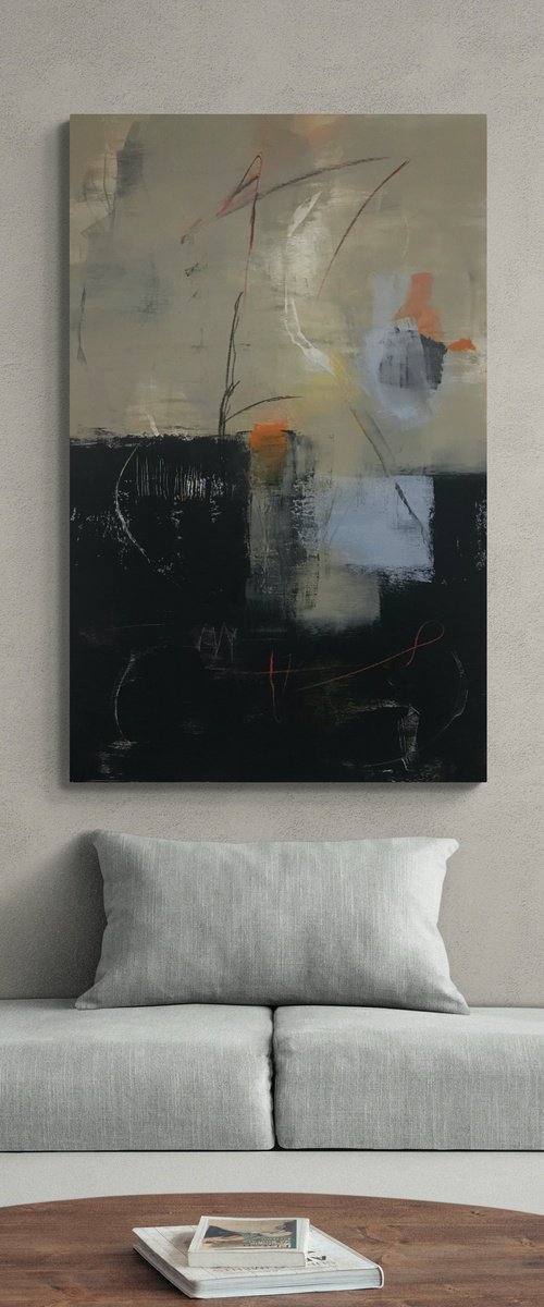 As I Am Once Again Minimalist Painting by Kris Haas