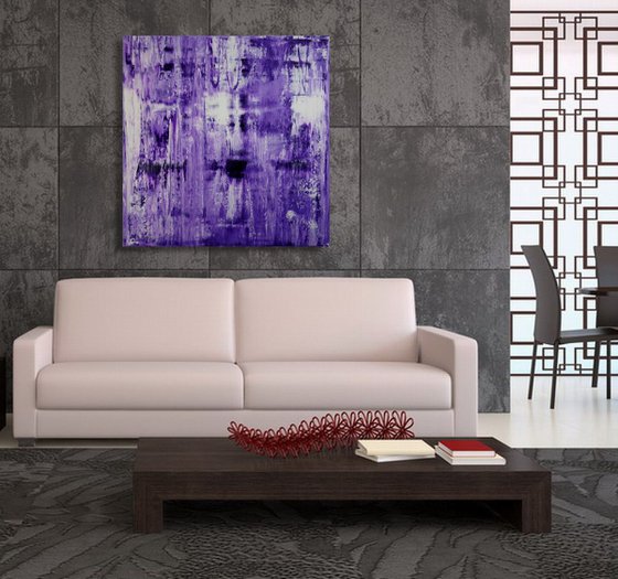 Purple Haze (aka. Scream Of The Ghost) (70 x 70 cm) (28 x 28 inches)