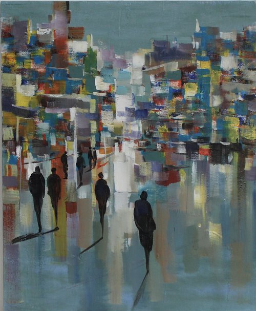 Strolling in the city by Paula Berteotti