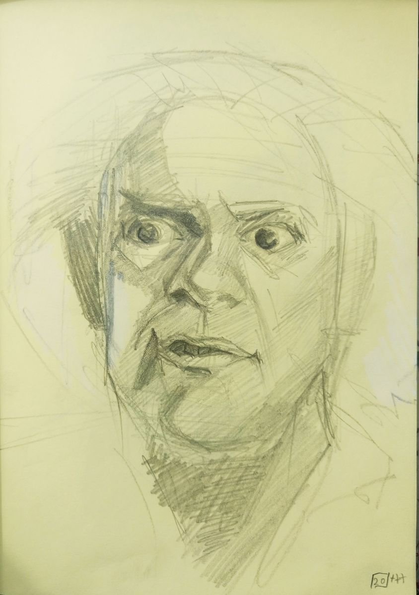 Portrait sketch 1 by Mag Verkhovets