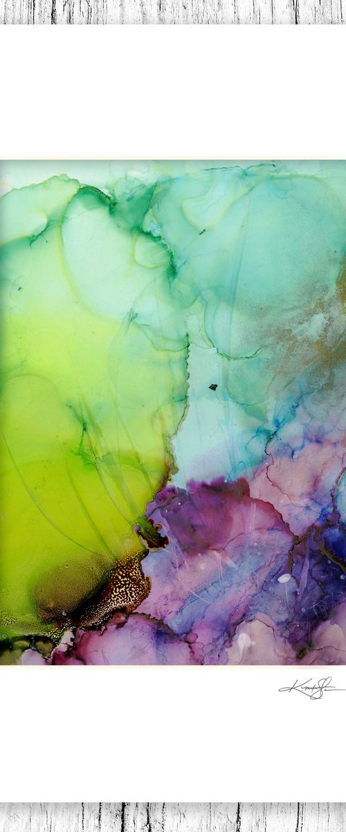 Color Journey 38 - Mixed Media Abstract Painting by Kathy Morton Stanion by Kathy Morton Stanion