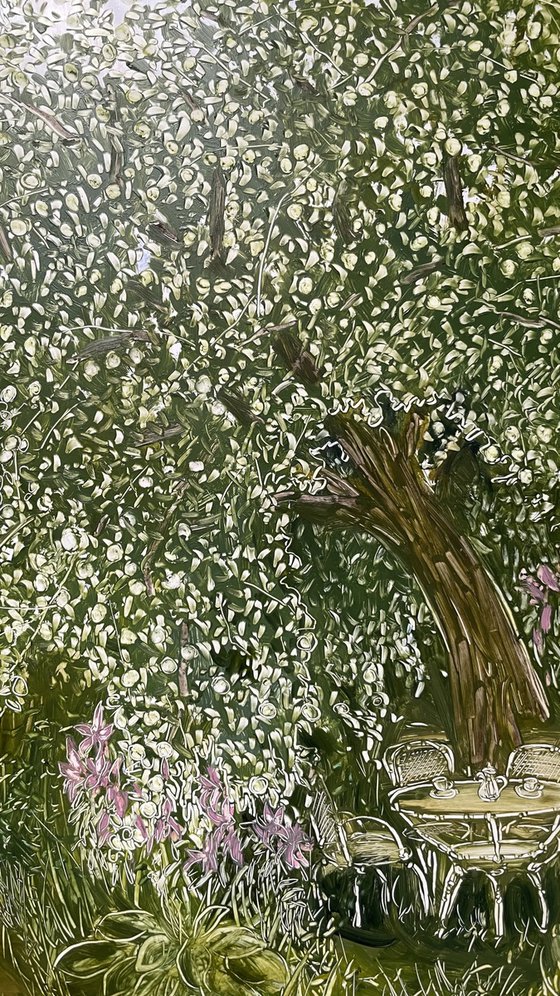 under the apple tree