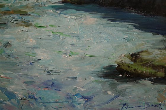 "Turquoise Depths"