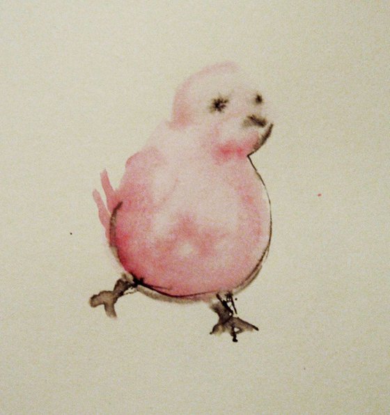 Pink bird