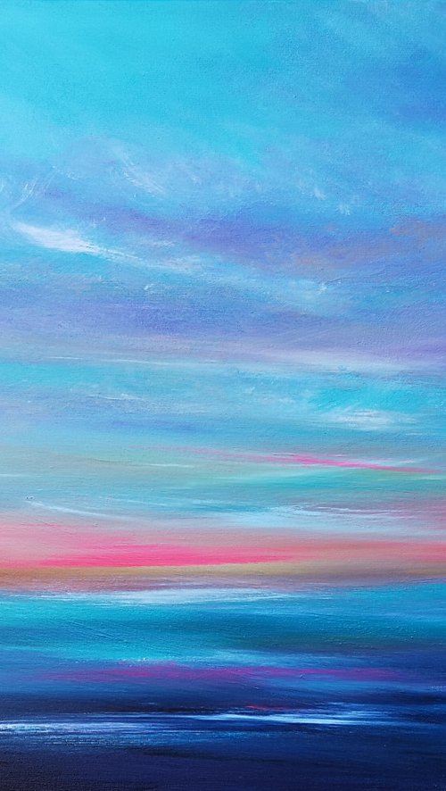 And Relax... - seascape, emotional, panoramic by Mel Graham