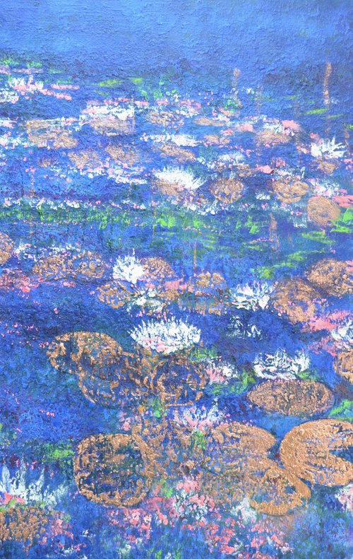 The Midnight Waterlilies by Lesley Blackburn
