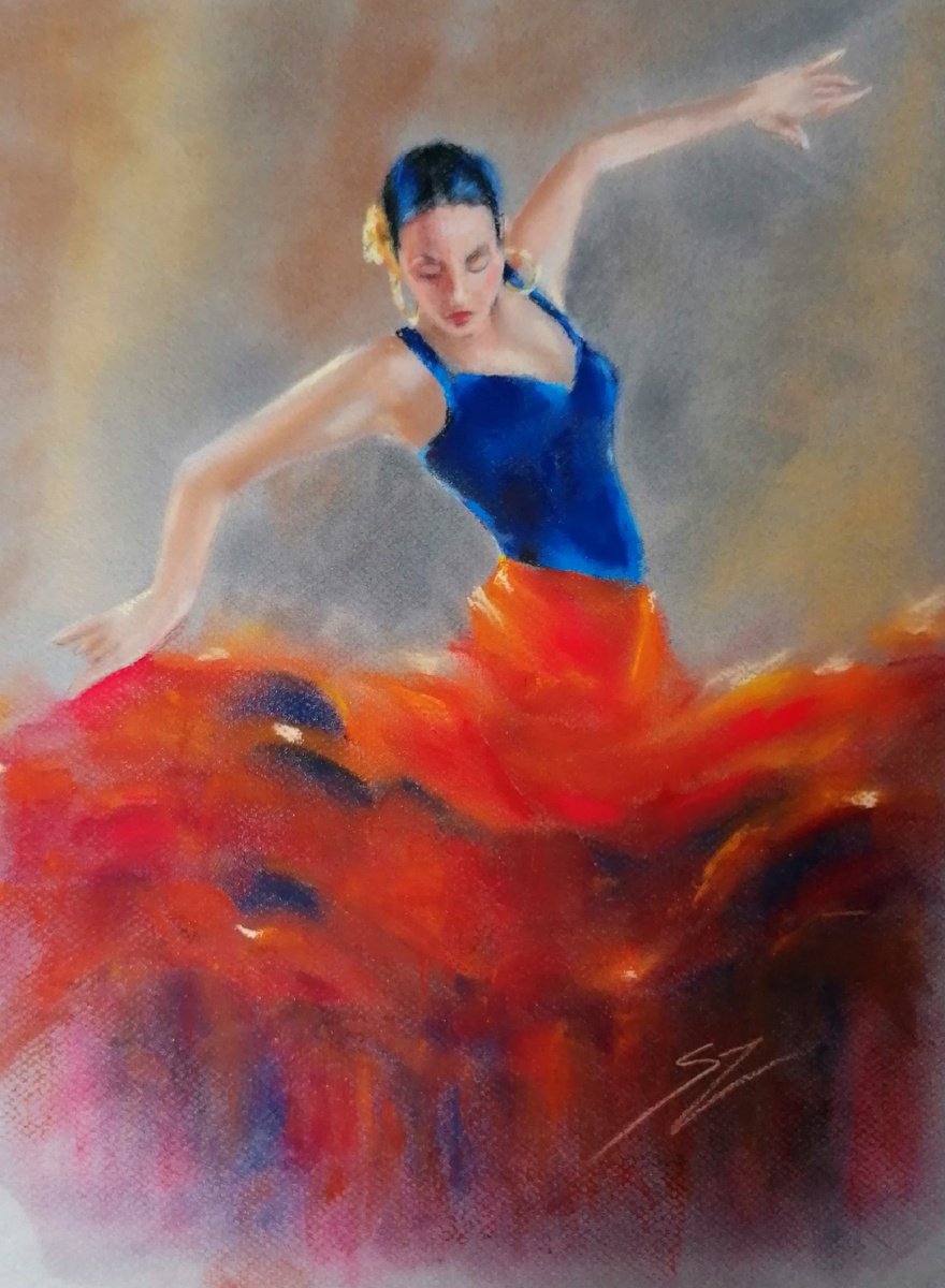 Flamenco Dancer 59 by Susana Zarate