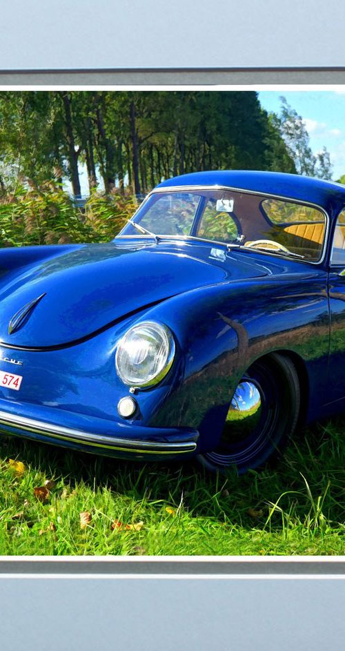 Vintage Blue Porsche by Robin Clarke