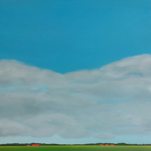 A curtain of clouds by Nelly van Nieuwenhuijzen