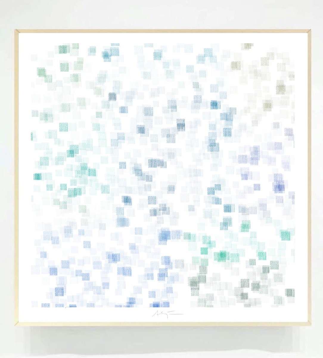Abstract Giclee Print , Ocean Iii By Alejos, 17 X 17, Artwork For Sale On Artfinder