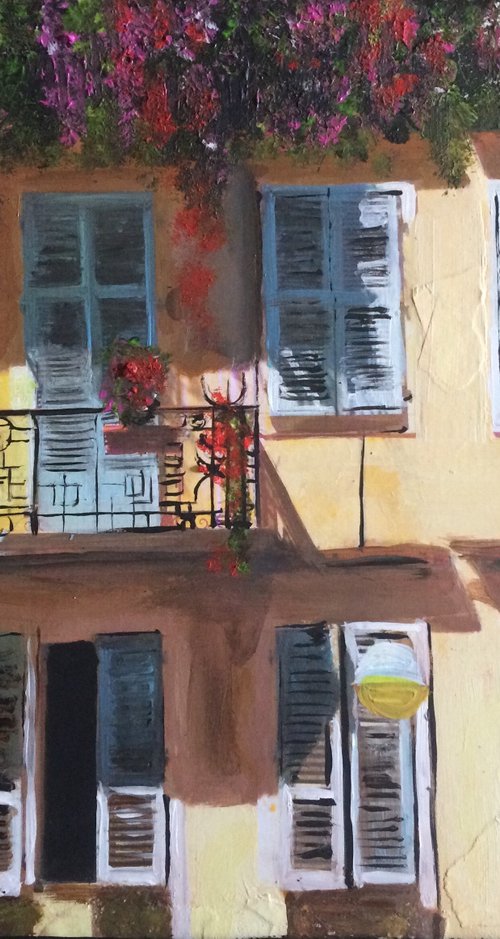 France, Yellow Building by Andrew  Reid Wildman