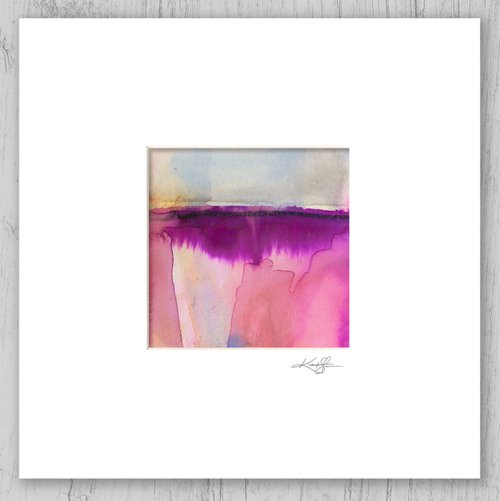 A Mystic Dream Journey 16 - Small Abstract Landscape Painting by Kathy Morton Stanion by Kathy Morton Stanion