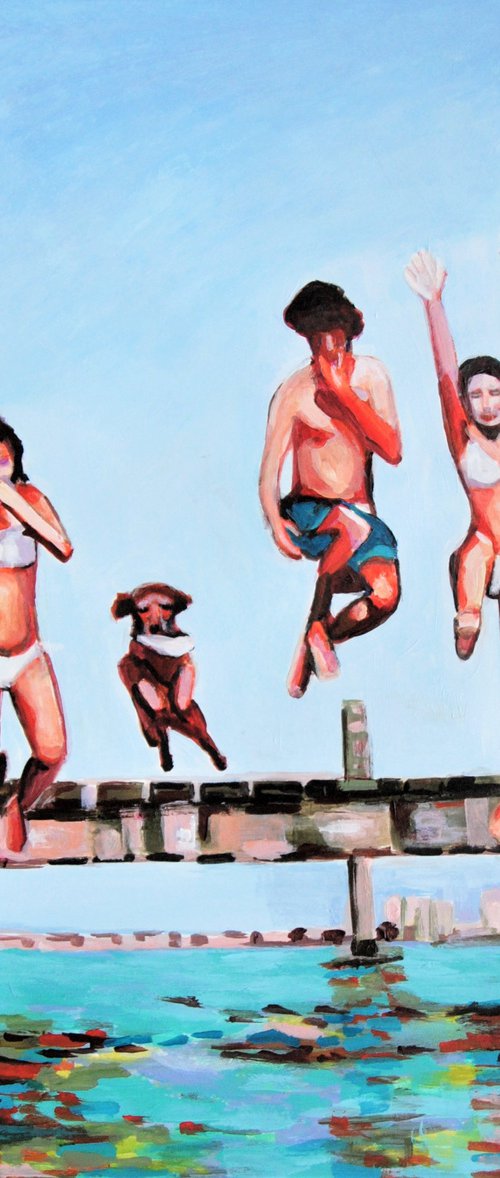 Jump / 73.5 X 70 cm by Alexandra Djokic