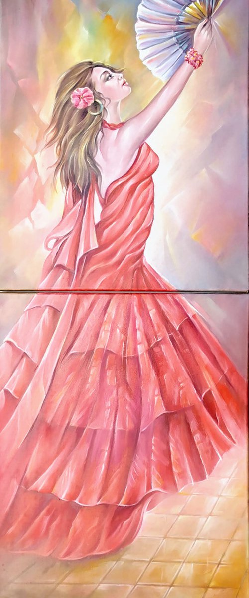 The Flamenco Dancer (2 pieces) by Raphael Chouha