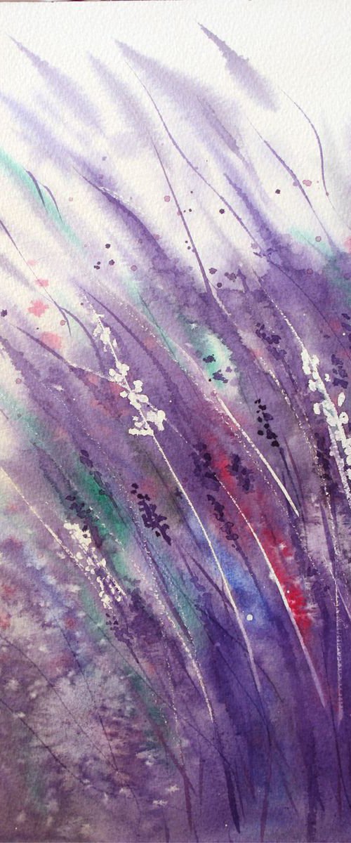 Lavender I /  ORIGINAL PAINTING by Salana Art