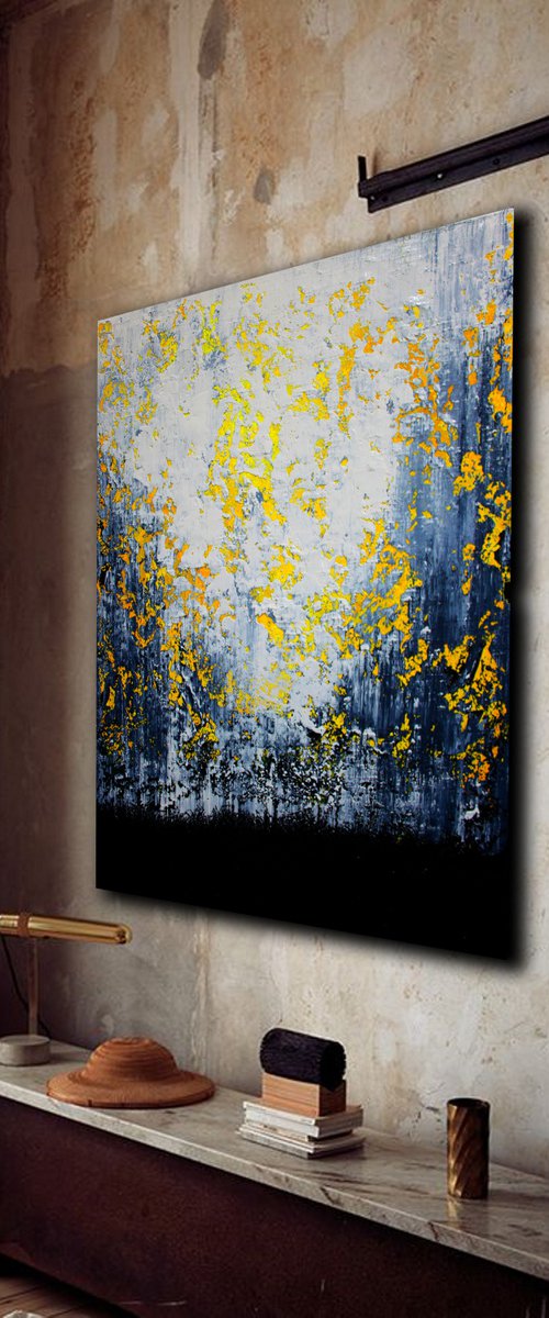 120x100cm. / Abstract painting / Abstract 1132 by Alex Senchenko