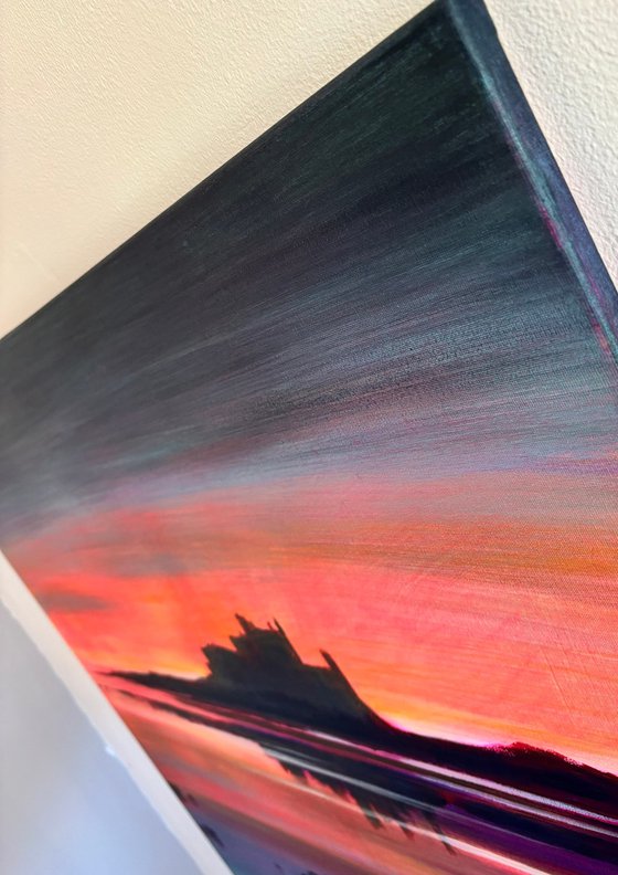 Bamburgh's Tidal Glow