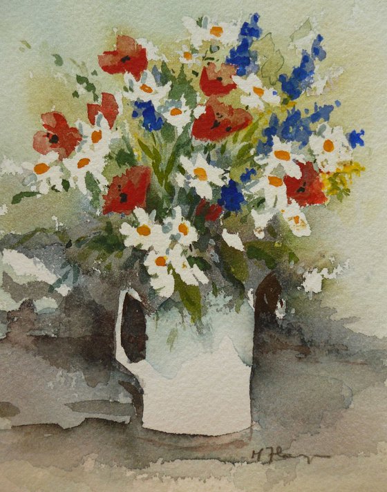 A Jug of Wild Flowers