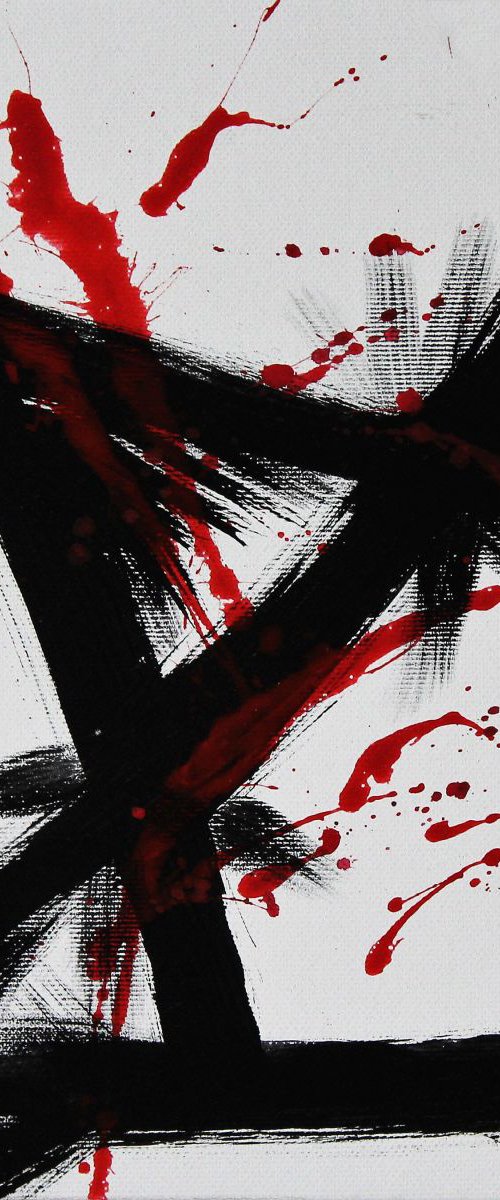 Expressionism  gestural # 10 by Paula Berteotti