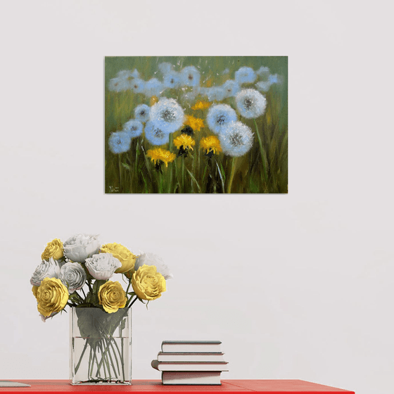 Delicate dandelions