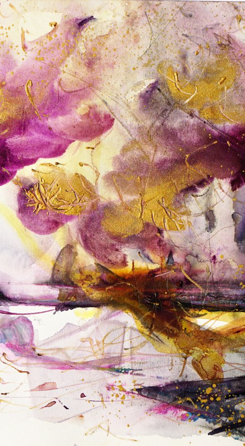 Landscape 21-10 30x22cm / 12x9 in by jelena b