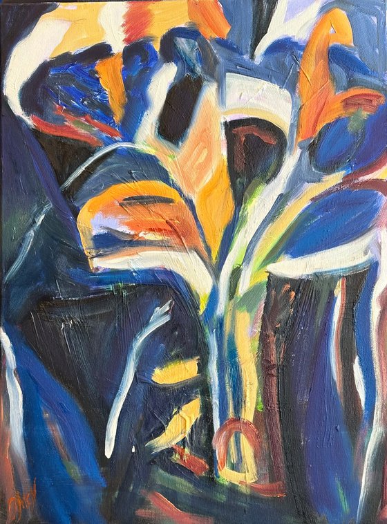 Night Bouquet (Diptych)