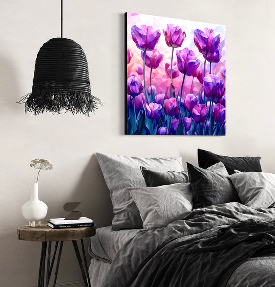 CRYSTAL LILAC TULIPS