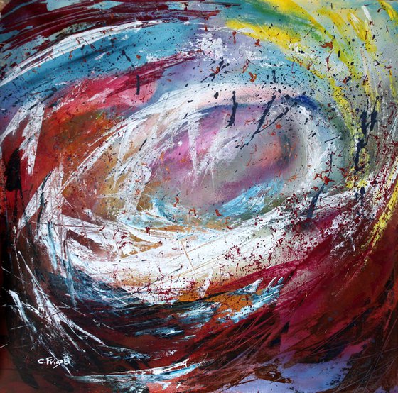 Turmoils #1 - Original abstract painting