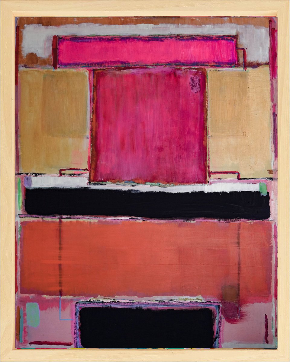 Organic Abstract Acrylic Painting By Geert Lemmers Fpa, 33 X 41, Liberation Of The Mind 117_Ii, Original Artwork