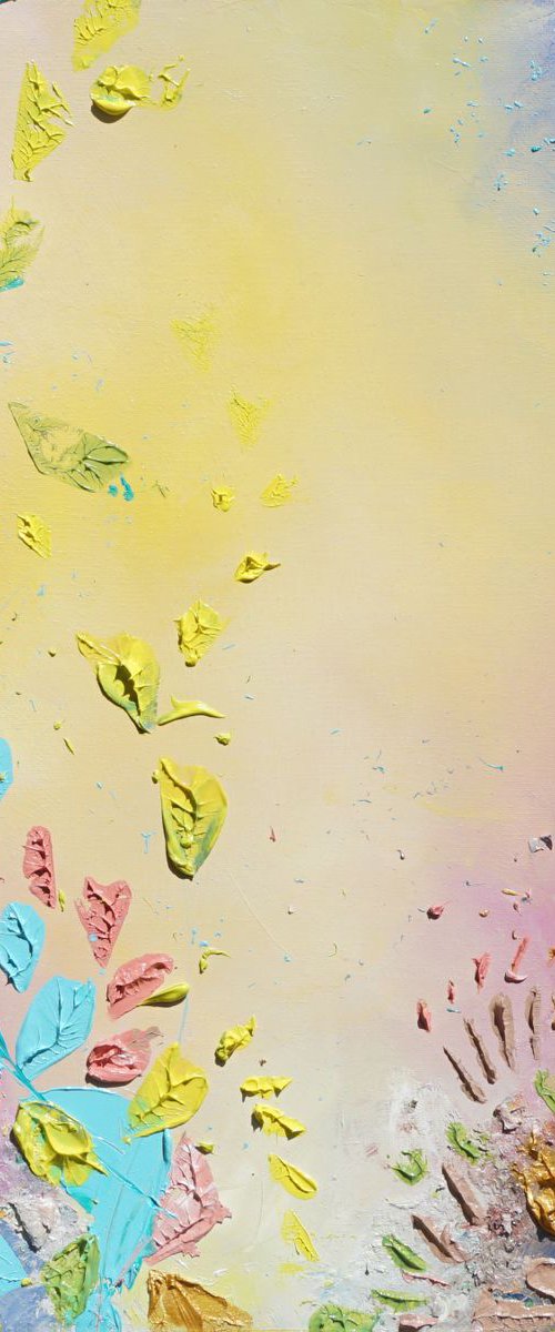 Bird Feather Pulse 16x20in (40x50cm) by jelena b