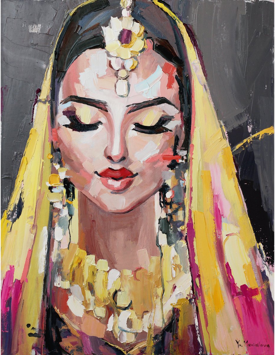 Indian woman #1 by Yuliia Meniailova
