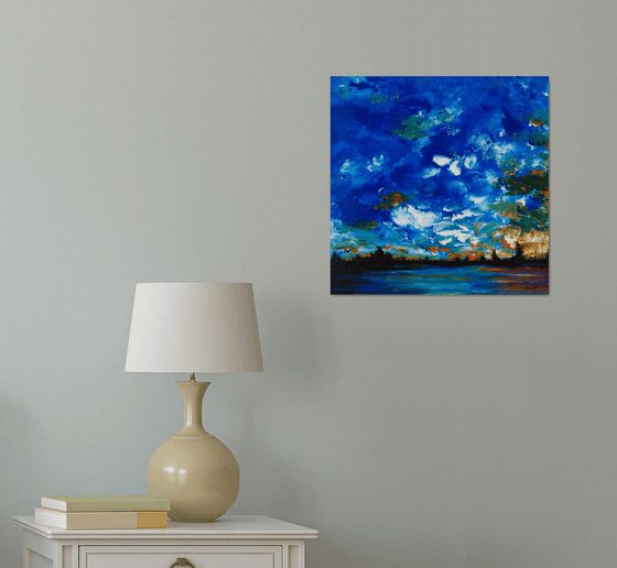 Landscape with a lake