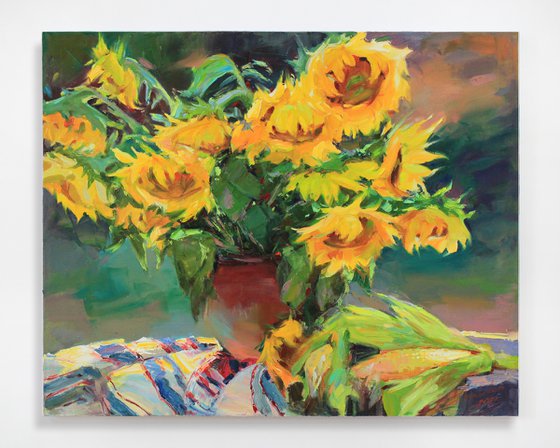 "Sunflower bouquet"