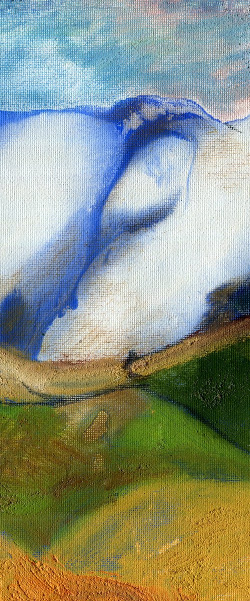 Snowy Hills by Elizabeth Anne Fox