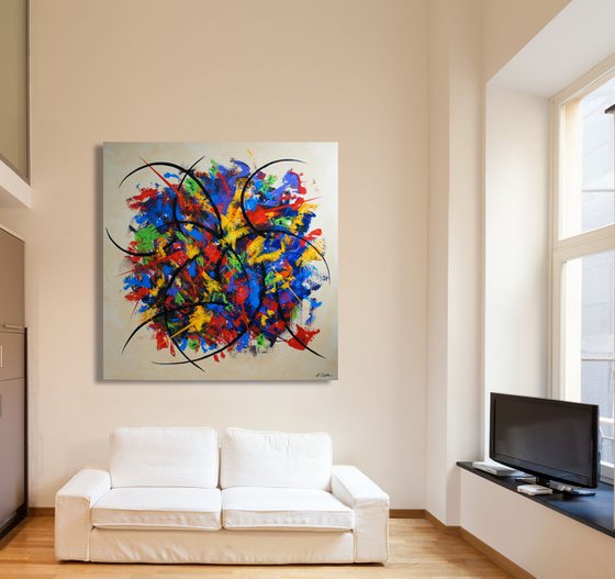 The Bouquet (140 x 140 cm) (56 x 56 inches) XXXL