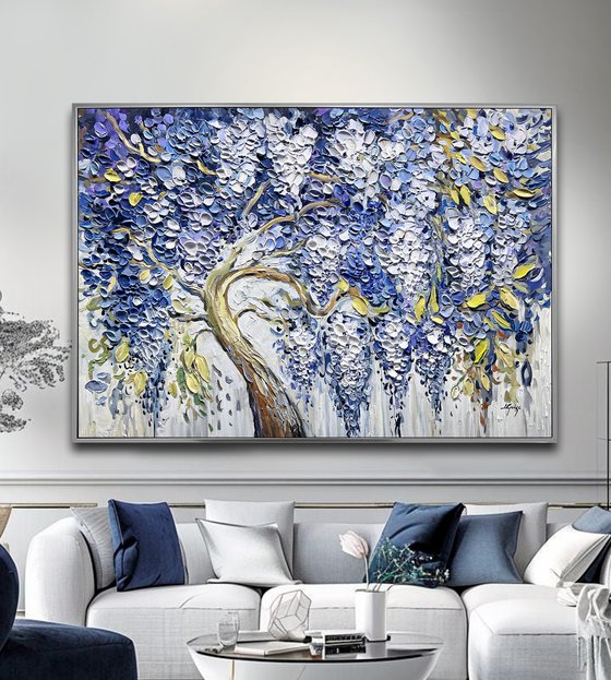 Blue Wisteria Tree