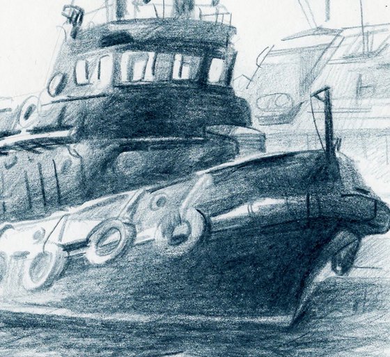 Antaeus – Original Colour Pencil Drawing