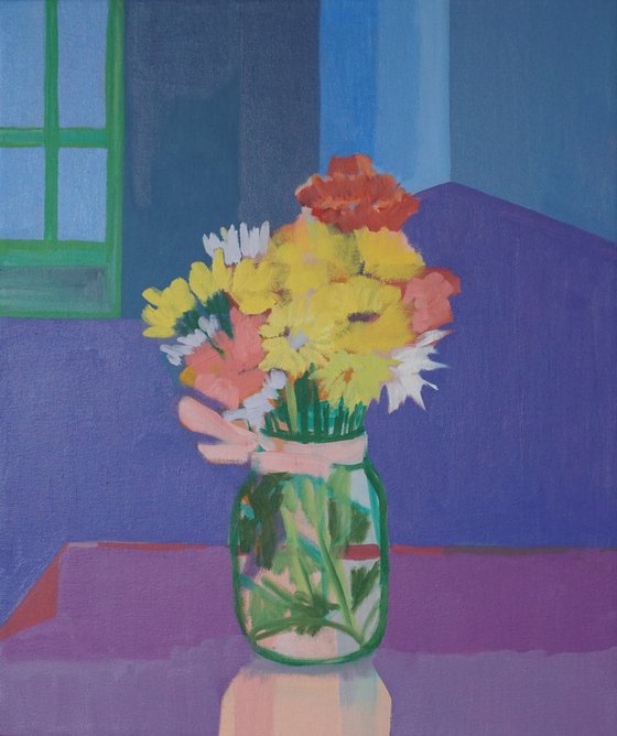 Flowers in a Room