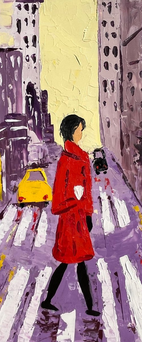 New York Painting by Halyna Kirichenko
