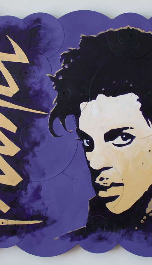 Prince on vinyl by Mr B
