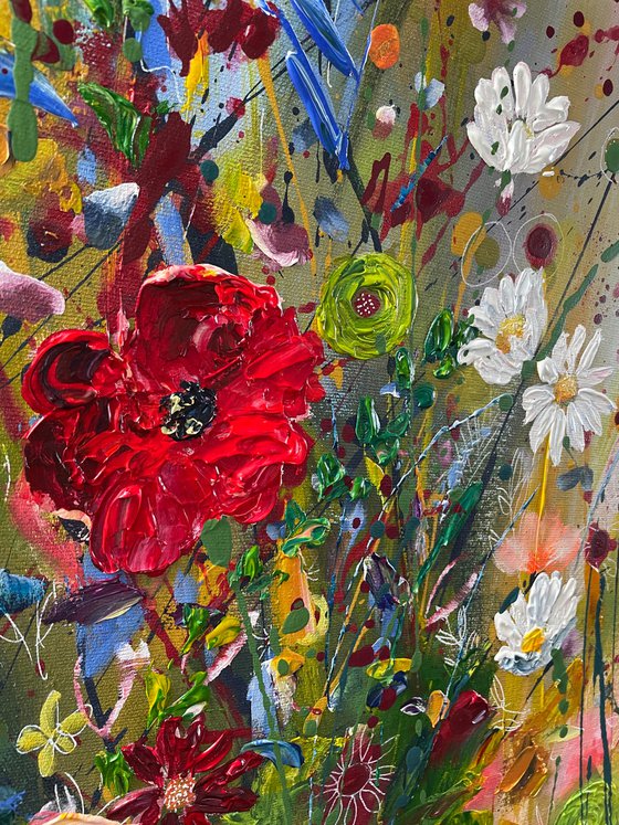 Grow wild! *Large painting*