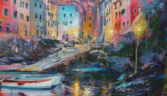 Magical evening in Riomaggiore, Cinque Terre