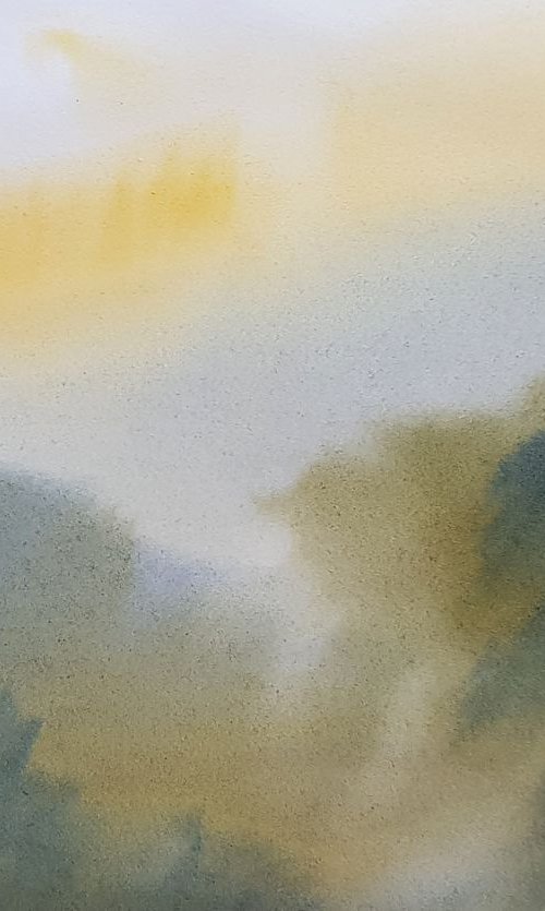 "Misty Hillside-2" by Ivan  Grozdanovski