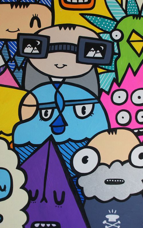 Vivid Crowd by Kev Munday